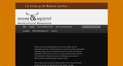 Desktop Screenshot of moosesquirrelhort.com